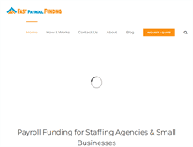 Tablet Screenshot of fastpayrollfunding.com